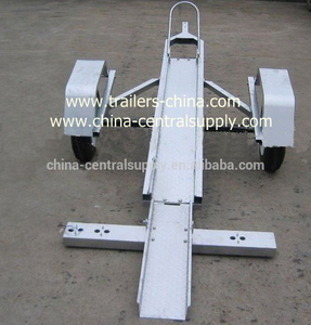 EZ-hauler fabrieksgemaakte stalen zilveren motorfietsaanhangwagen DBT0300 volledig verzinkt 500 kg max. laadvermogen 1700 mm - Product Image 4