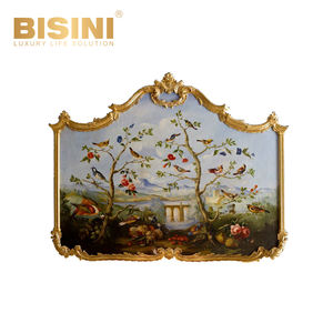Dipinto vintage europeo della decorazione del divano del soggiorno piante del paesaggio del <span class=keywords><strong>palazzo</strong></span> fiori pittura a olio degli uccelli pittura appesa - Product Image 1