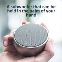 Haut-parleur portable sans fil MINI 5W pour l'extérieur/intérieur, design métallique couleur unie, cadeau promotionnel, USB TF pour 5.3 Party Speaker