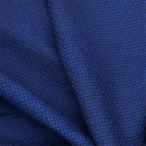 Tissu de chemise en sergé jacquard à carreaux 100 % coton teint en indigo, directement de l'usine, pour chemises et pantalons d'été - Product Image 3