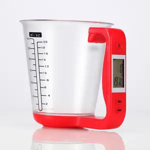 Многофункциональная кухонная электронная мерная чашка кухонные весы, кухонные весы, инструменты, пластиковая ложка, электронная маленькая пластиковая чашка на заказ