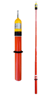 RunZe RZ-FT1 Elettroscopio Industriale ad Alta Pressione con Segnalazione Sonora e Luminosa, Rilevatore Elettrico Portatile Retrattile in Fibra di Vetro