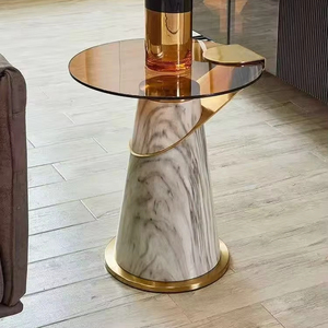 Bàn góc ánh sáng Bắc Âu sang trọng hiện đại tối giản phòng khách Bàn cà phê sofa ban công Internet nhà thiết kế nổi tiếng phòng ngủ nhỏ - Product Image 1