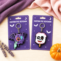 Porte-clés promotionnels personnalisés OEM, impression en relief 2D 3D, logo personnalisé, porte-clés en caoutchouc souple PVC avec crochet et boucle