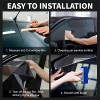 Film solaire pour vitres de voiture PET à changement de couleur, anti-UV, protection de la vie privée, anti-rayures, meilleur choix du fabricant, faible coût
