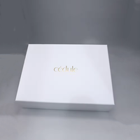 Brand Logo Luxury Gold Foil Rigid Cardboard Luxury Clothing Boxes Gift Box with Lid