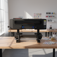 Imprimante UV DTF A3 pour étiquettes autocollantes en cristal avec laminateur et deux têtes I1600