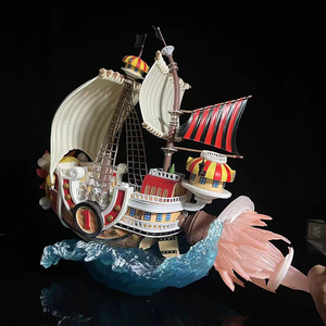 Figurine d'action <span class=keywords><strong>Luffy</strong></span> de 29 cm, modèle de bateau Going Sunny, Thousand One Pieced Straw Hat Pirates Boat, artisanat en plastique - Product Image 2