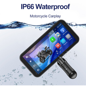 Drahtloser BT-Navigations bildschirm für Motorrad und Auto Wasserdichte Autoelektronik-Spiegel verbindung mit CarPlay & Android Easy Connect - Product Image 1