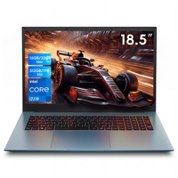 Ordinateur portable Intel Core I7 9750H de 18,5 pouces, 16 Go de RAM, 512 Go de SSD, écran FHD IPS grand format, tout neuf, ordinateur portable professionnel, EU Windows 11 Home OEM