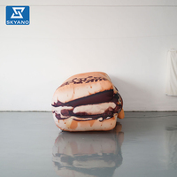 Modèle de sandwich gonflable personnalisé pour festivals culinaires en plein air, publicité pour marchés, décoration alimentaire gonflable