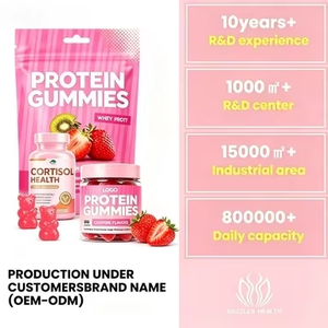 Bonbons gélifiés protéinés sans sucre, isolat de protéines de lactosérum, riches en protéines, directement de l'usine, adaptés à votre parcours de remise en forme - Product Image 2