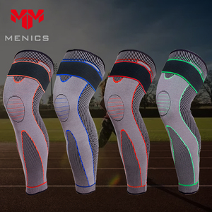 Penjepit angkat beban kebugaran Gym dapat diatur perban olahraga lutut nilon elastis uniseks untuk penyokong lutut olahraga antiselip jongkok - Product Image 2