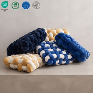 Oreillers décoratifs tricotés OEM Coussin carré noué Coussin tressé Coussins décoratifs tricotés - Product Image 3