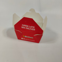 Boîte d'emballage alimentaire à emporter, écologique, biodégradable, recyclable, forme personnalisée, gaufrage, taille personnalisée, nouilles, poulet frit