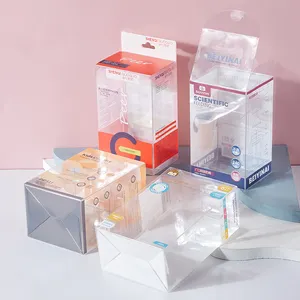 Custom Transparent Plastic Packing Box Bpa Free Baby Products Packaging Supplier Food Grade PET PP Clear Plastic Box