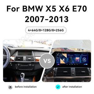 Mookaka 12.3 inch đài phát thanh xe cho BMW X5 X6 E70 2007 2013 xe DVD đa phương tiện Máy nghe nhạc GPS navigation xe Stereo đơn vị đứng đầu - Product Image 3