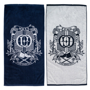 Toalla deportiva Mofisi con logo personalizado, de algodón puro, gruesa, jacquard, de secado rápido, para gimnasio, natación, baloncesto y correr. - Product Image 5