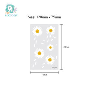 <span class=keywords><strong>Aquarelle</strong></span> Lavande Fleur Tatouages Temporaires Pour Femmes Corps Art Bras Faux Flore Adultes <span class=keywords><strong>Tatouage</strong></span> Autocollant Étanche Filles Tato - Product Image 2