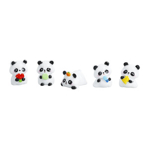 Figurine de panda Lanshuo en résine, ornement de bureau, décoration artistique pour la maison, forme animale - Product Image 2