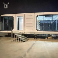 Maison modulaire préfabriquée au design moderne, espace capsule, lit cabine pour appartement ou villa pour atelier et centre commercial