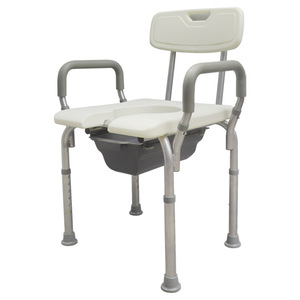 Chaise de douche en alliage d'aluminium de grande réputation avec dossier et accoudoirs, capacité de 150 kg, pour personnes âgées et femmes enceintes - Product Image 5