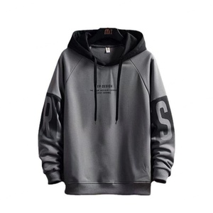 Men's Custom 3D Embroidery Harajuku Letter Print Windproof Fleece Hoodies Autumn Streetwear <b>Hip</b> Hop Clothing - Product Image 1