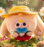 Nouveauté 2026 : Lot de 8 poupées en peluche PVC 100 % authentiques Baby Three Fairy Tale pour boîte mystère, porte-clés et breloques de sac