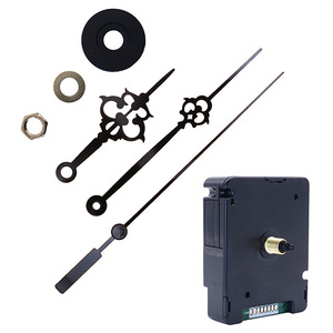 Mouvement d'<span class=keywords><strong>horloge</strong></span> à <span class=keywords><strong>quartz</strong></span> <span class=keywords><strong>radio</strong></span>-<span class=keywords><strong>piloté</strong></span> DCF77 77KHz à balayage silencieux, axe de 17 mm, kit d'aiguilles florales gothiques, pour <span class=keywords><strong>horloge</strong></span> murale DIY Europe, OEM ODM - Product Image 1