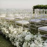 Chaises de mariage Chiavari en acrylique Runwood, Chaise Tyffany, Chaise Tiphanie, Petite Chaise Acryl, Chaises en acrylique pour événements