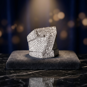 Bagues en argent plaqué 925 avec micro-incrustations pour unisexe par Luxial Jewels - Product Image 3