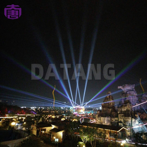 ไฟส่องเวทีแบบเคลื่อนย้ายได้ LED กำลังสูง IP65 พร้อมระบบฉายภาพแบบอินเทอร์แอคทีฟ RGBWA/UV สำหรับตลาดคริสต์มาส - Product Image 2
