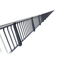 Rampe en plastique contemporaine pour pont extérieur, trottoir, passerelle, balcon, escalier
