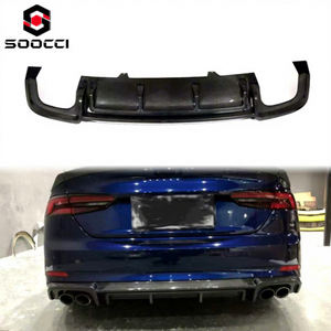 Difusor trasero de fibra de carbono <span class=keywords><strong>ABT</strong></span> estilo S5 <span class=keywords><strong>A5</strong></span> para Audi S5 B9 <span class=keywords><strong>A5</strong></span> Sport SLINE parachoques trasero Splitter Spoiler Body Kit 2017-2019 - Product Image 1
