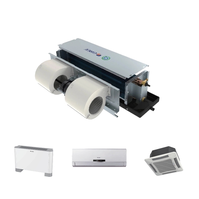 HVAC Gree Commercial Central Conditioner 7.35kw 25000Btu FP-136WAH/G-K Duct Type Fcu Fancoil Fan Coil Unit