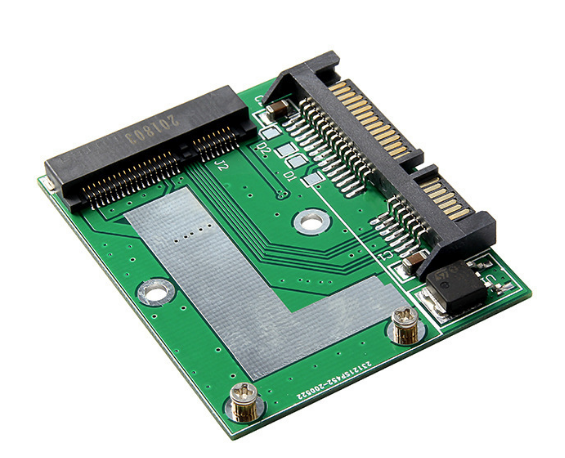 Msata to Sata Adapter Card 2.5-inch MINI+PCIe ESSD Hard Drive Adapter Card Half Height+SATA Expansion Card