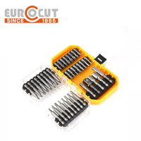 EUROCUT Kit de grande taille de douilles de tournevis à chocs multi-usage, kit de douilles hexagonales