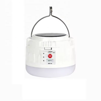 Lampe solaire d'urgence LED pour le camping 30W 50W DC5V Chargement de téléphone Intelligent USB led ampoule solaire rechargeable