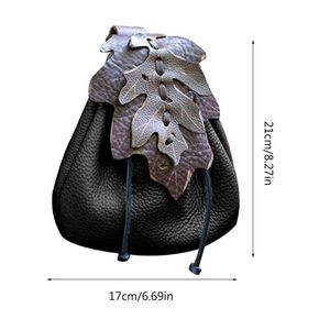 Bolsa con cordón de estilo medieval, bolsa para dados, bolsa steampunk, bolsa de cintura - Product Image 5