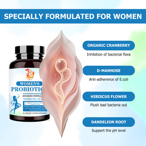 Cápsulas de Probióticos para Mujer Más Vendidas con Vitamina B 5-HTP, Cápsulas Dietéticas Naturales para Aumentar la Serotonina - Product Image 3