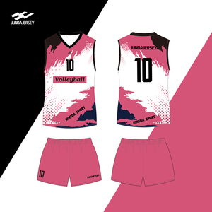 Junda ärmellose Volleyball Uniformen Designs Großhandel Custom Design Ihr eigenes Volleyball Trikot Günstige Lady Custom Volleyball - Product Image 6