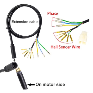 Mô tơ xe đạp điện bánh béo, lõi stato trung tâm, kích thước rãnh hãm 170mm 180mm 190mm, điện áp 36V 48V 52V, công suất 750W 1000W - Product Image 6