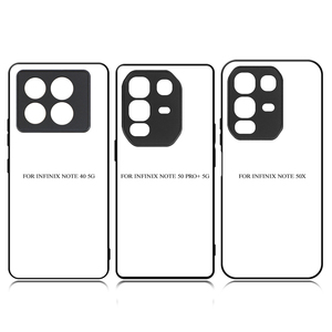 Diy en blanco personalizado 2D TPU sublimación fundas de teléfono Impresión de prensa de calor carcasa de teléfono móvil para <span class=keywords><strong>Infinix</strong></span> <span class=keywords><strong>Note</strong></span> 50Pro 50X 40 Hot30Play - Product Image 2