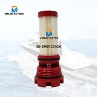 Élément de filtre à carburant haute efficacité 35-8M0122423 35-8M0122424 pour pièces de rechange de moteur hors-bord de bateau