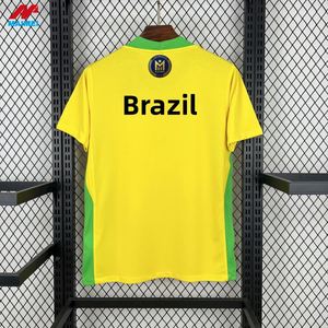 Nouveau Maillot de Football de l'Équipe Nationale du Brésil 2026 pour Matchs Extérieurs, Confortable, en Polyester de Haute Qualité, Fabriqué en Thaïlande - Product Image 3