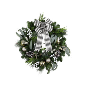 Guirnalda Navideña Artificial de Alta Calidad de 30 Pulgadas para Puerta Principal o Ventana - Product Image 1