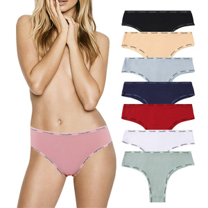 Careuokin Thread algodón <span class=keywords><strong>Tanga</strong></span> sexy brasileña chicas adolescentes algodón bragas logotipo personalizado cintura puro algodón Hipster bragas A7420 - Product Image 4