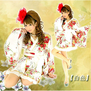 Women's Yukata Long Sleeve Traditional Kimono Elegant Woven Soft Sleepwear Red White Black Color Women's Wear - Product Image 3