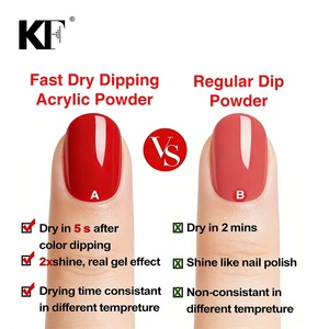 Système de poudre à tremper 3 en 1 à séchage rapide, compatible avec le vernis gel et la laque à ongles, marque privée OEM, kit de nail art pour salon - Product Image 5