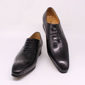 Mens Formal Fashion Handmade Oxford Genuine Leather Dress <b>Shoes</b> <b>Height</b> <b>Increasing</b> Business & Elegant Platform Design Office Work - Product Image 5